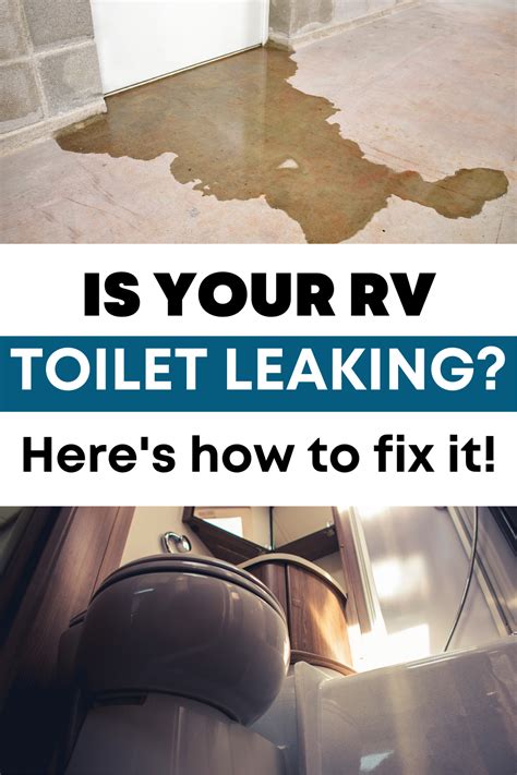 How To Fix An RV Toilet Leaking On The Floor